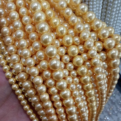 diy天然黄色半成品散珠