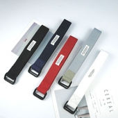 带 休闲帆布腰带男女双环扣皮带文艺风青年简约百搭加长裤 港版 时尚