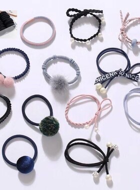 hair bands hair lead rope rubber bands being head ties band