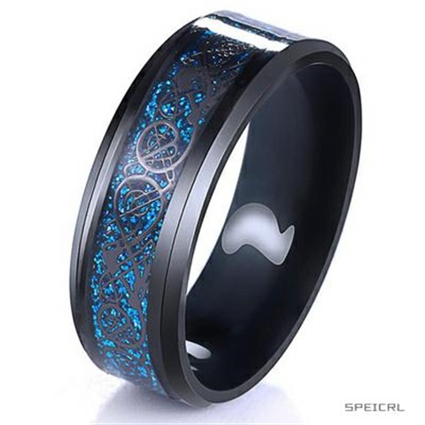 dragon ring mens tide single personality mens index