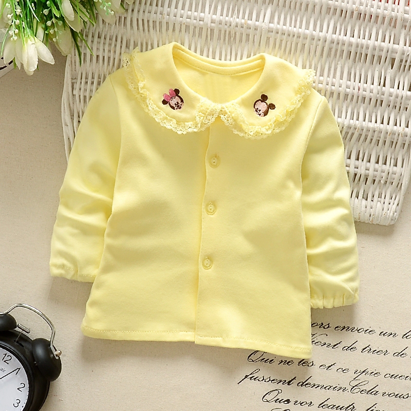 Chemise fille à manche longue en coton - Ref 2086312 Image 3