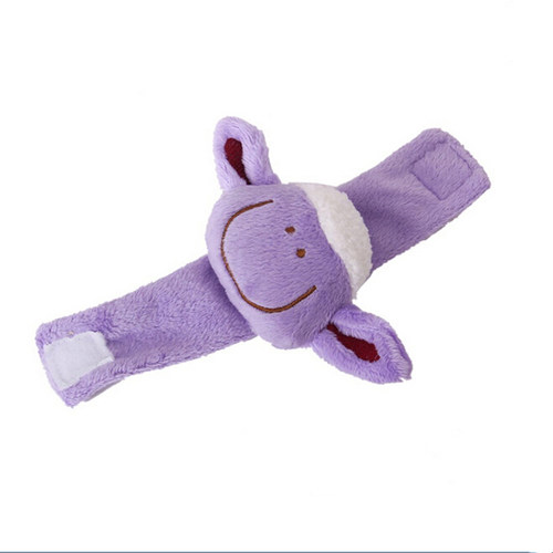 bee sheep animals soft baby wrist rattle toys hot selling cu