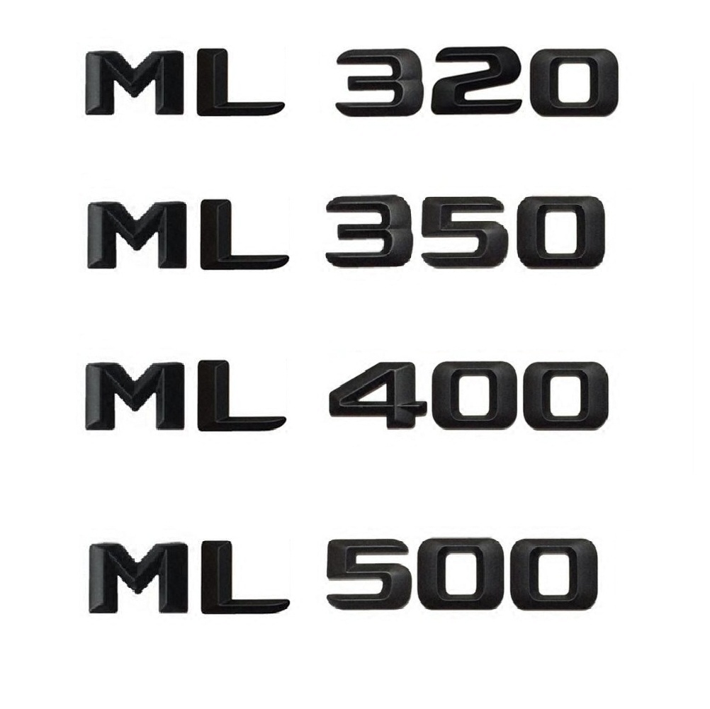 benz奔驰字标车标尾标志ml63 ml55 amg ml300 ml500 ml350 4matic