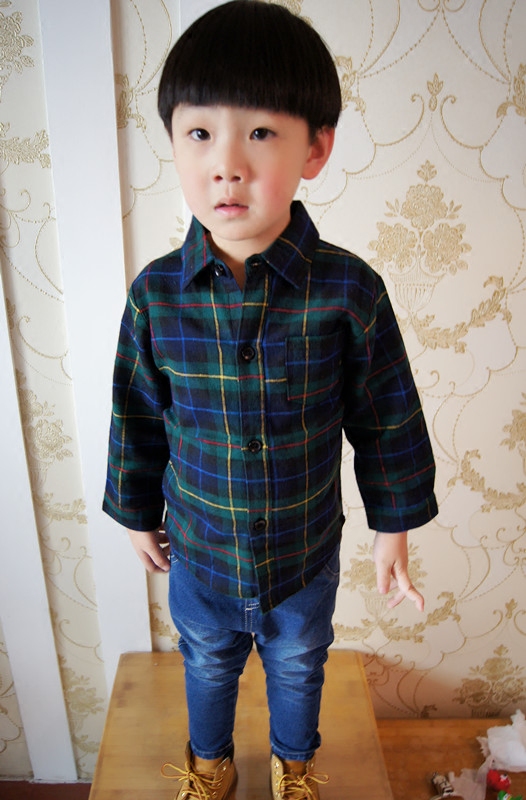 Chemise enfant à manche longue - Ref 2082898 Image 4