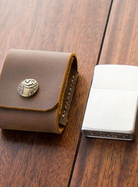 原创打火机套包zippo皮套ZORRO保护套便携通用头层牛皮手工真皮