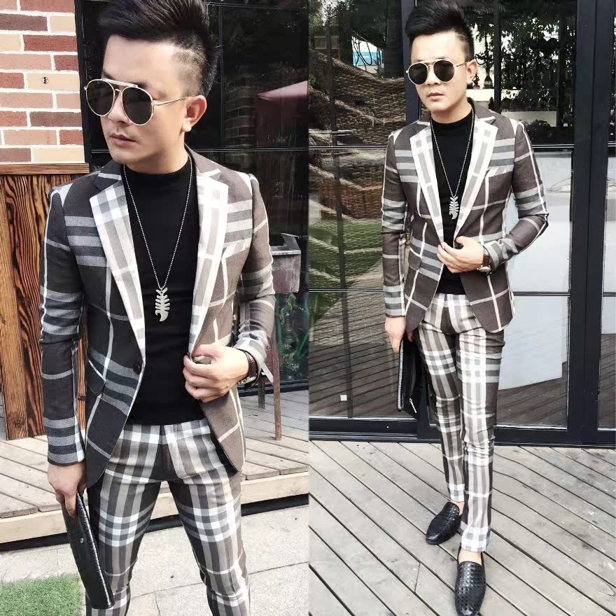 Costume homme en coton pour automne - Ref 1578906 Image 1