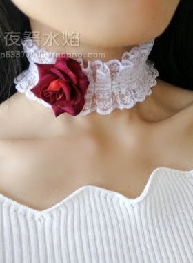 欧式公主风浪漫配饰蕾丝项链