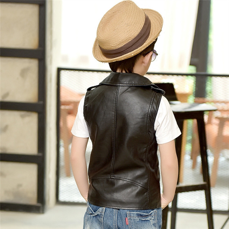 Gilet garcon en cuir - Ref 2067786 Image 4
