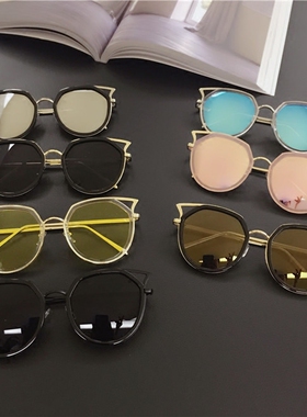 圆脸韩版新款明星网红款偏光眼镜