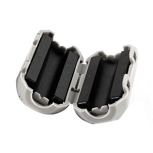 szs hot 5 pcs gray uf35b 3mm dia cord ferrite core noise sup