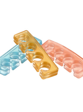 1 pair reusable soft silicon toe finr sepator for nail a
