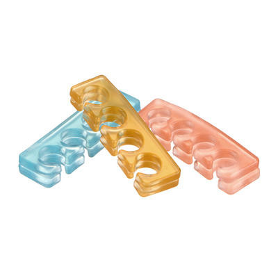 1 pair reusable soft silicon toe finr sepator for nail a