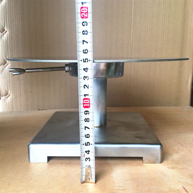 库转台工作台盆景朱记不锈钢盆景转盘可自锁旋转台盆景制作工具厂