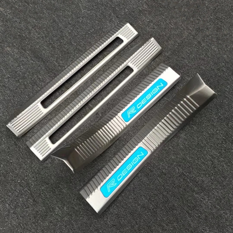 适用于18款沃尔沃XC60专用迎宾踏板 沃尔沃XC60专用不锈钢门槛条