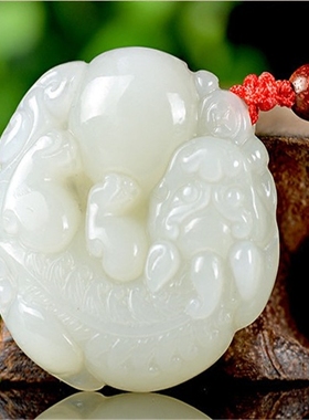 平安扣有求必应怀古风玉器吊坠