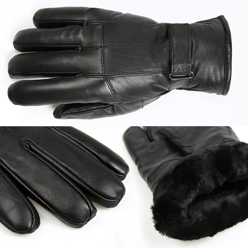 Gants pour homme en peau de mouton - Ref 2781530 Image 5