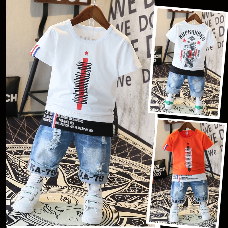 童装男童夏装套装2019新款中大童短袖运动儿童夏季纯棉两件套韩版在类目 童装/婴儿装/亲子装, 套装中 - 来自Buy2taobao.com提供专业的淘宝代购服务