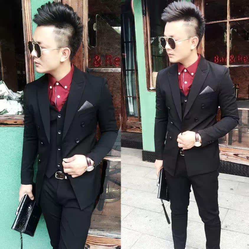 Costume homme en coton pour automne - Ref 1578915 Image 1