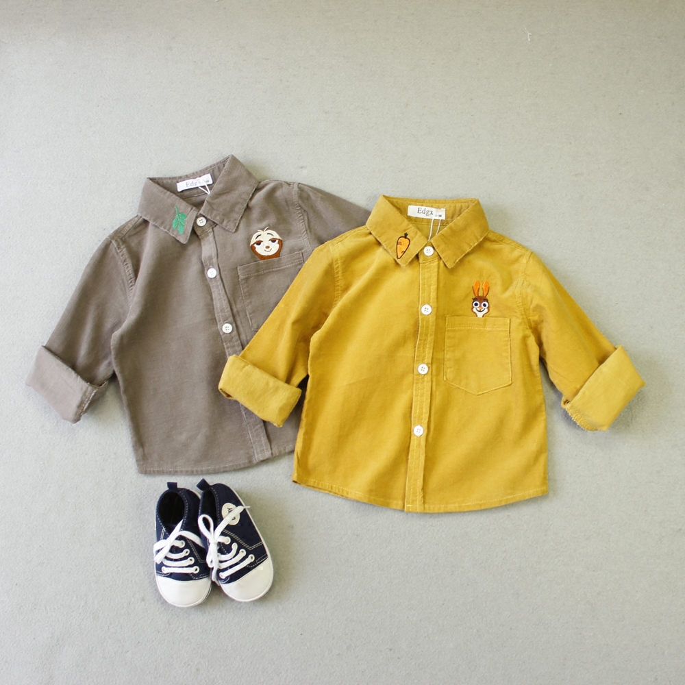 Chemise enfant à manche longue - Ref 2083113 Image 1