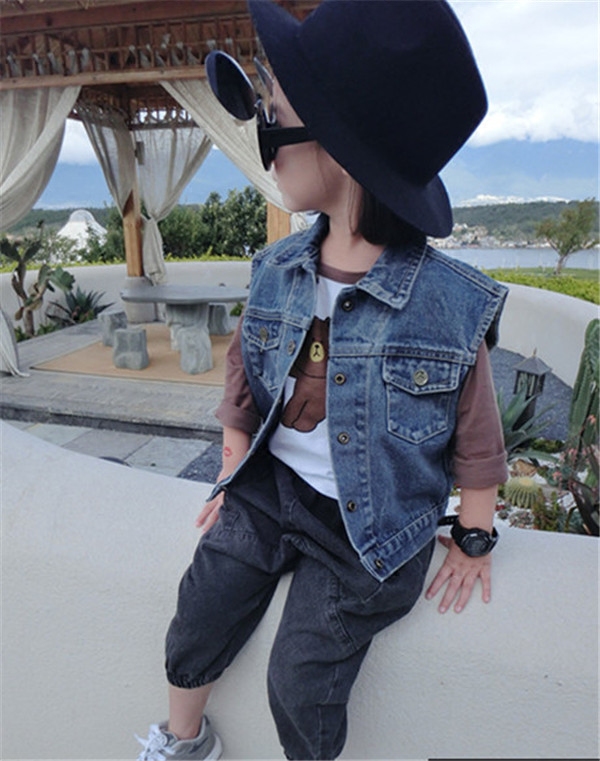 Gilet enfant en toile - Ref 2068392 Image 1