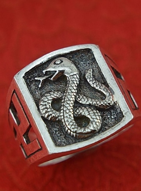 复古足银999纯银男士大码霸气