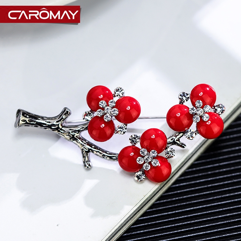 Broche femme CAROMAY en Nacre - Ref 1173708 Image 3