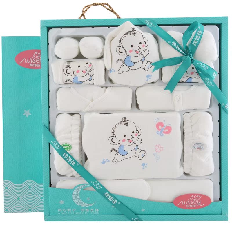 Coffret cadeau pour bébé - Vêtements + Fournitures - Ref 1978784 Image 1