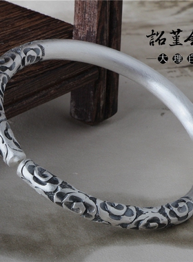 圆柱情侣定海神针男女紧箍咒手镯