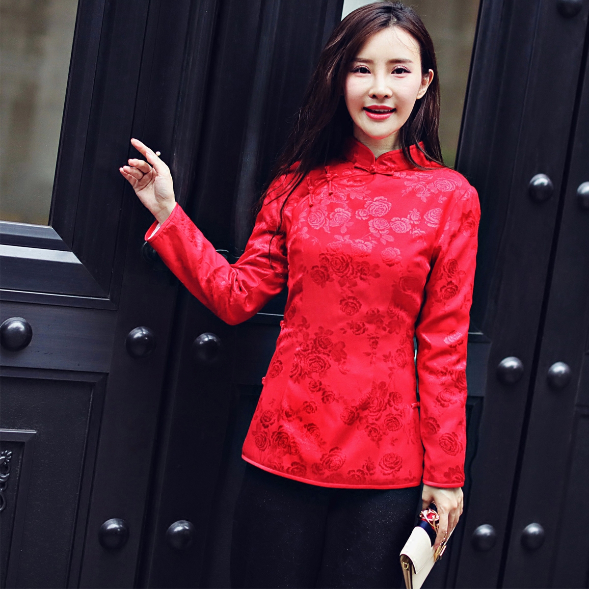 唐装女春冬装棉衣  短款 夹棉旗袍上衣  中国风 旗袍棉袄上衣女冬|ruв категории Женская одежда, костюм/национальная одежда/театр костюм, костюм/китайский стиль одежды, пальто - от Buy2taobao.com для оказания профессиональной услуги покупки агента Taobao