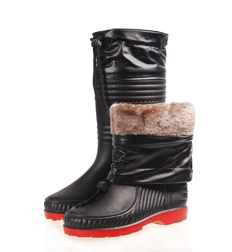 Chaussures - bottes caoutchouc homme pour hiver - semelle tendon - Ref 960610 Image 1