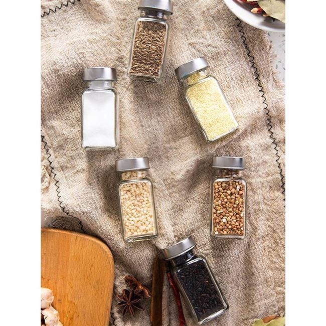 2024 glass spice jar seasoning container seasoning jar