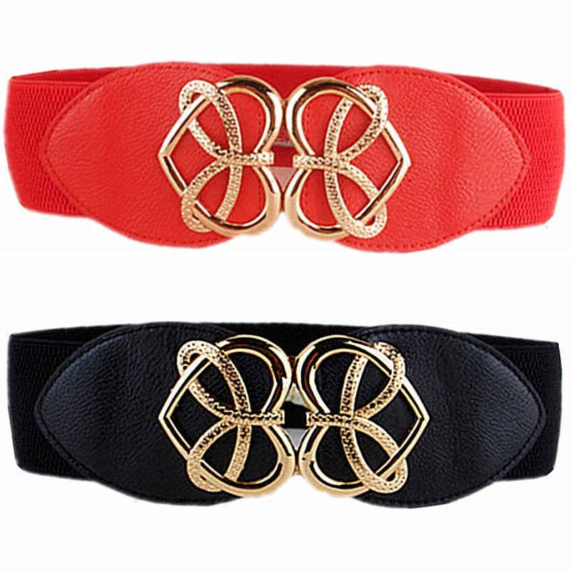 包邮 韩版百搭松紧裙子宽腰带女款 时尚装饰裙带连衣裙腰封超宽