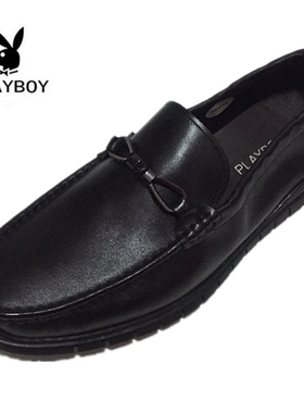 花花公子男鞋英伦商务休闲皮鞋软皮软底豆豆鞋223521 8121-223520