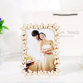 简约现代创意边框横竖可摆蝴蝶婚纱照相架结婚新婚礼物摆台相框