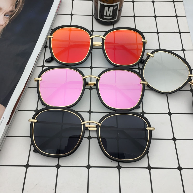 太阳镜女潮2017明星款网红防紫外线圆脸个性大脸偏光墨镜2018新款