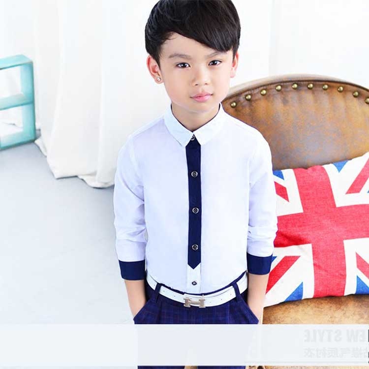 Chemise garcon à manche longue - Ref 2074624 Image 1