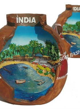 印度树脂建筑风景摆件旅游纪念品