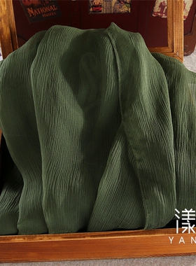 军绿色披肩大尺寸高档欧美风丝巾