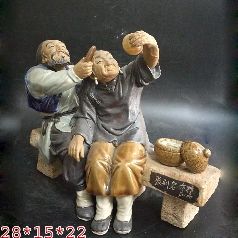 陶瓷工艺品家居摆设爱到老夫妻结婚礼品新房艺术饰品人物婚庆摆件