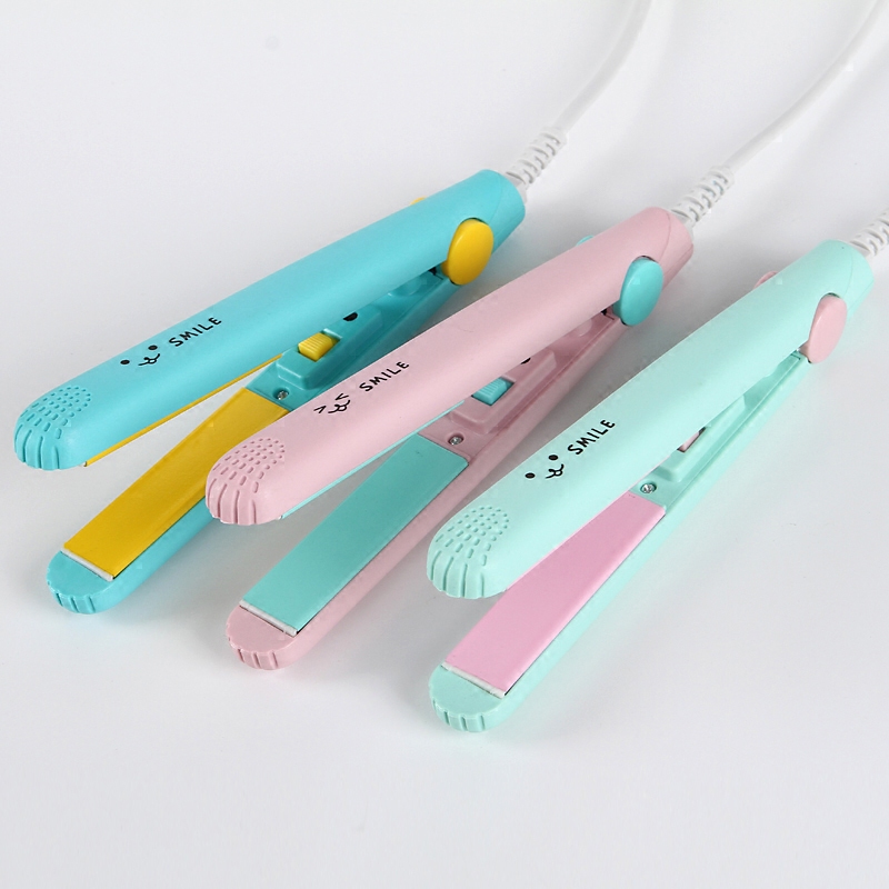 小卷发棒拉直板直发夹板迷你卷直发器两用空气刘海不伤发韩电夹板