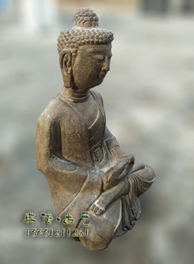 仿古做旧天然寺庙茶楼人物佛像