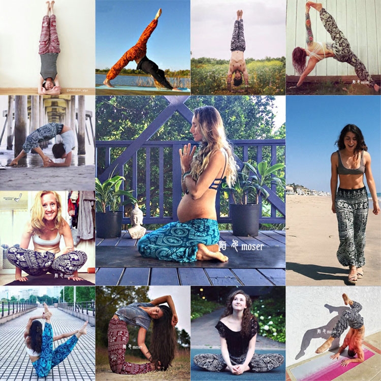 men and women Easy Thailand trousers elephant Wide leg pants Nepal India Southeast Asia Casual pants Yoga Pantsin the Women's clothing/Boutique , Pants , Casual pants  category - from Buy2taobao.com to provide professional Taobao agent buy service