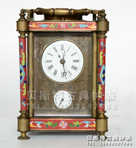 新款钟表|四功能皮套机械台钟|座钟|收藏家居样板间 闹钟|古玩收