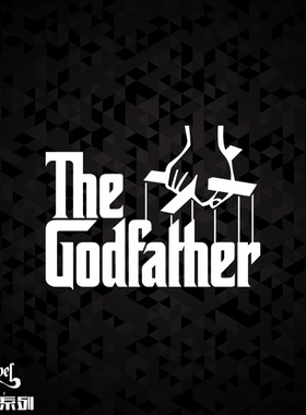 TLP镂空车贴 教父Godfather维托唐科莱昂黑帮电影马龙白兰度贴纸