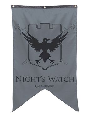外贸权力游戏旗帜Game Of Thrones The Night's Watch Sigil Flag