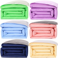 Chăn bông đơn mảnh 120 * 200 chăn đơn đôi bông màu rắn 220 * 240 chăn bìa sinh viên tùy chỉnh - Quilt Covers chăn hơi