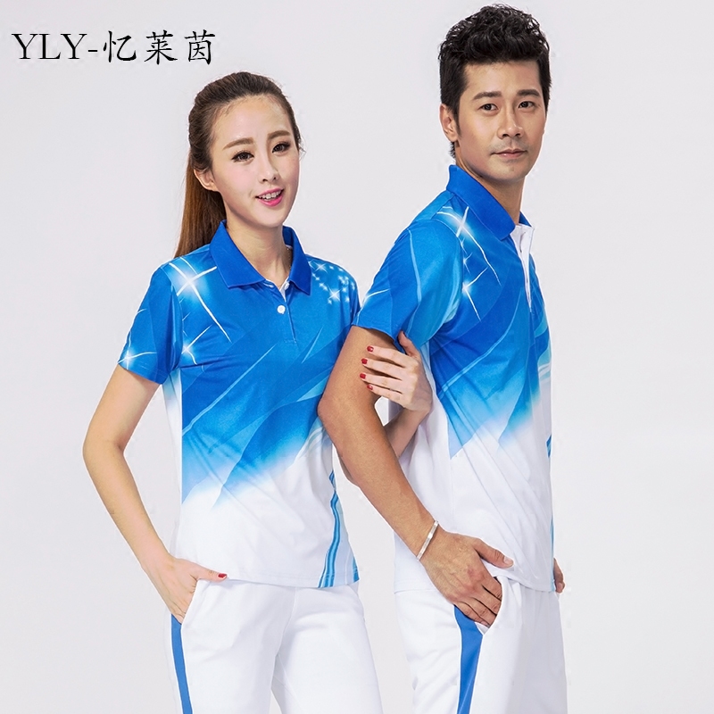 lovers Sports T-shirt men and women Short sleeved Aerobics square dance printing Jersey Blazer Quick drying half sleevein the Sportswear/Casual Clothing , Sports T-shirt  category - from Buy2taobao.com to provide professional Taobao agent buy service
