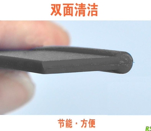 不锈钢玻璃刮橡胶条可替换刮条玻璃刮刀玻璃清洁保洁耐用耐磨皮条