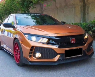 适用思域十代改装配件TYPER前保险杠后杠中网侧裙尾翼轮眉 大包围