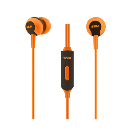SSK/飚王 EP-AM15S手机平板电脑重低音入耳式 通用线控带麦耳塞